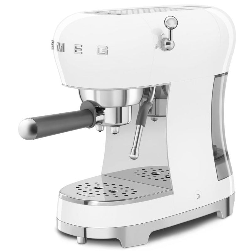 Smeg Retro-Style Manual Espresso Coffee Machine ECF02WHUS IMAGE 5