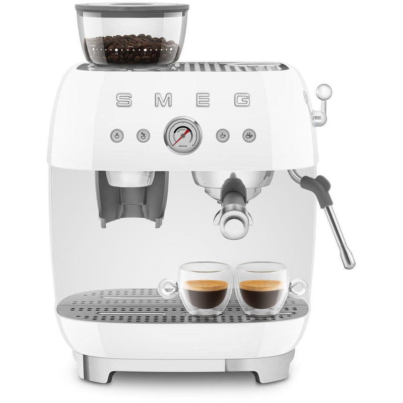 Smeg Retro-Style Manual Espresso Coffee Machine EGF03WHUS IMAGE 3