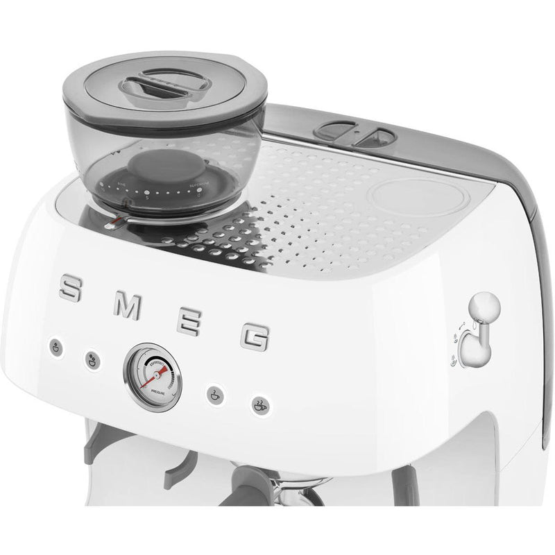 Smeg Retro-Style Manual Espresso Coffee Machine EGF03WHUS IMAGE 5