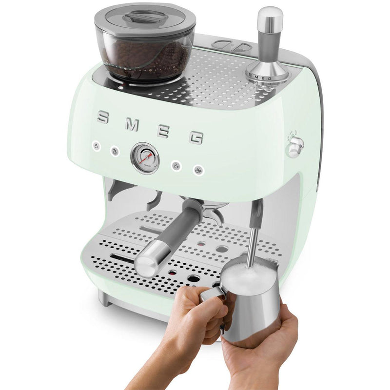 Smeg Retro-Style Manual Espresso Coffee Machine EGF03PGUS IMAGE 7