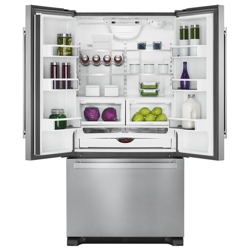 JennAir 36-inch, 21.9 cu. ft. Freestanding French 3-Door Refrigerator with Ice Maker JFFCF72DKM IMAGE 2