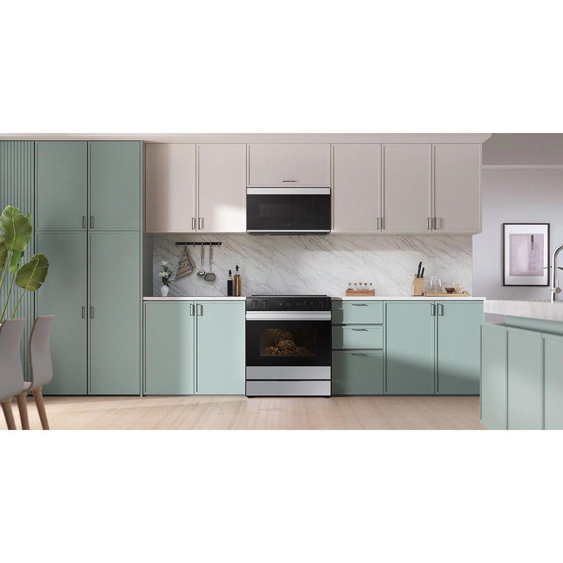  Samsung 6.3 cu. ft. Bespoke Smart Slide-In Electric Range NSE6DG8500SR/AC IMAGE 12