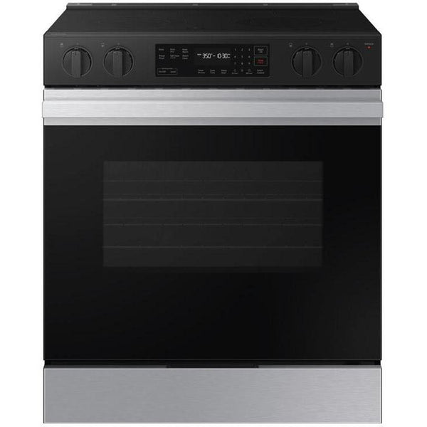 Samsung 6.3 cu. ft. Bespoke Smart Slide-In Electric Range NSE6DG8100SR/AC IMAGE 1