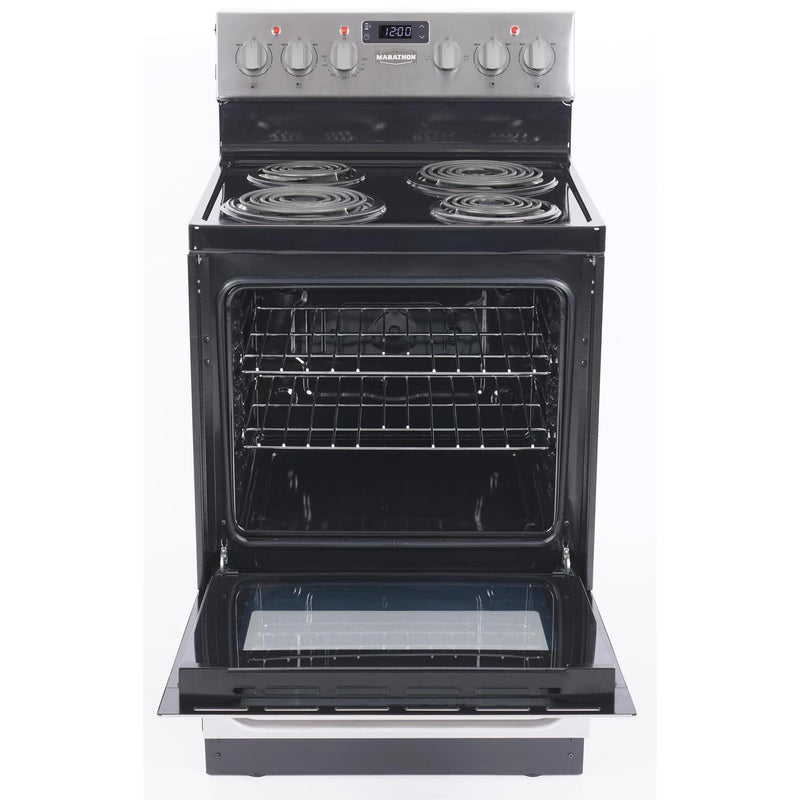 Marathon 24-inch Freestanding Electric Range MER241SS-2 IMAGE 2