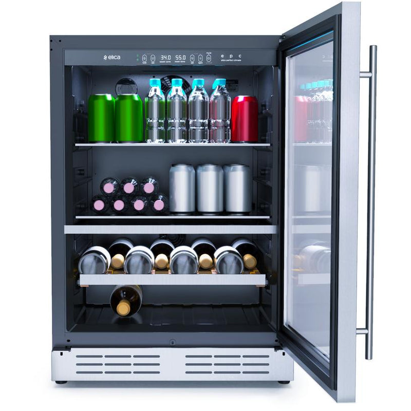 Elica Riserva 4.8 cu.ft. Freestanding Beverage and Wine Center EBS52SS1SP IMAGE 2