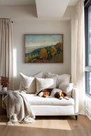 AMBER HILLS, Œuvre sur toile étirée