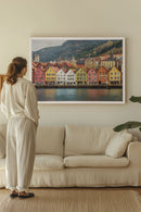 HARBOR COLORS, Œuvre sur toile étirée