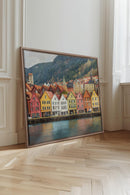 HARBOR COLORS, Œuvre sur toile étirée