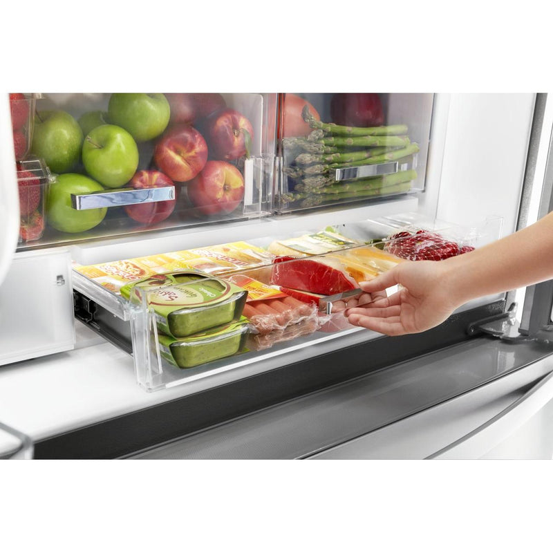 Whirlpool 36-inch, 23.8 cu. ft. Counter-Depth French 3-Door Refrigerator WRFC9636RZ IMAGE 12