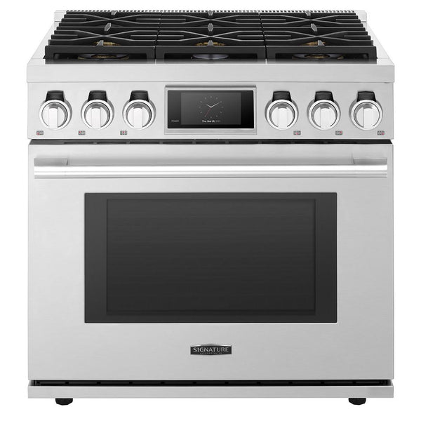 Signature Kitchen Suite 36-inch Dual-Fuel Range SKSDR360S IMAGE 1