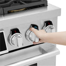  Signature Kitchen Suite 36-inch Dual-Fuel Range SKSDR360S IMAGE 4