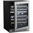  AVIVA 46-Bottle Vinopazzo Series Wine Cellar with 2 Zones VPC46DS3 IMAGE 3