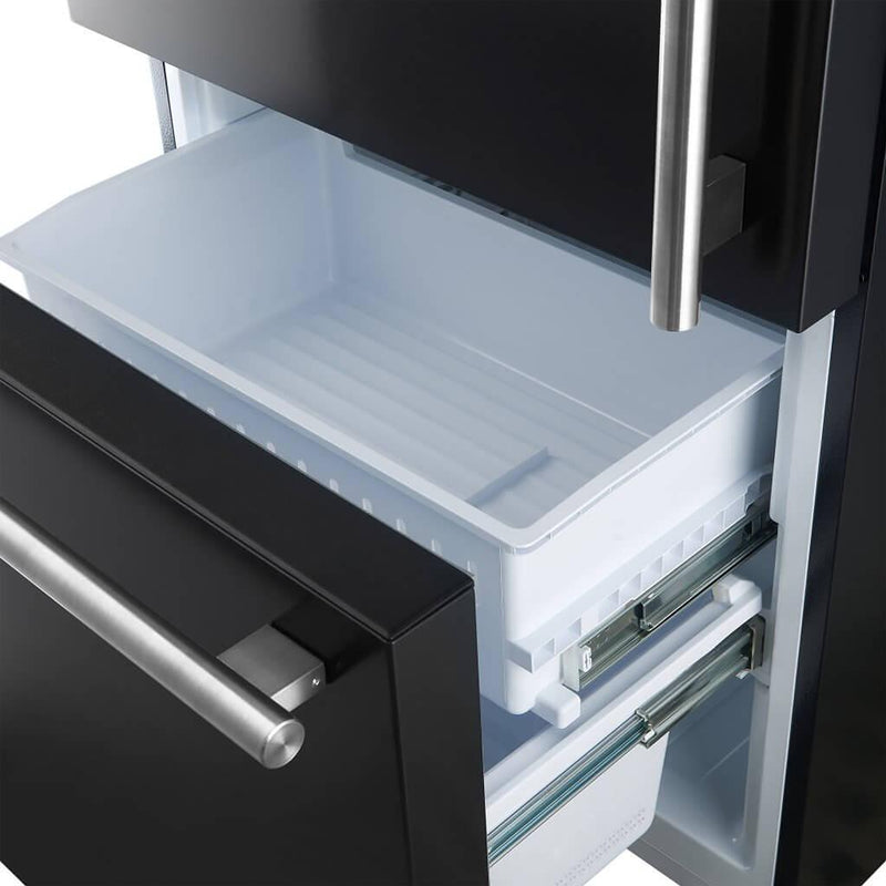 Forno 31-inch, 17.2 cu. ft. Counter-Depth Bottom Freezer Refrigerator with Interior Ice Maker FFFFD1786-31BLK IMAGE 10