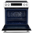 Forno 30-inch Slide-In Induction Range with True European Convection Technology FFSIN0905-30WHT IMAGE 2