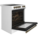 Forno 30-inch Slide-in Electric Range with Convection Technology FFSEL6022-30WHT IMAGE 6