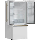 Forno 30-inch, 17.5 cu. ft. Counter-Depth French 3-Door Refrigerator with Interior Ice Maker FFFFD1974-31WHT IMAGE 4