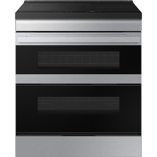 Samsung 30-inch Slide-in Induction Range with Wi-Fi NSI6DG9550SRAC IMAGE 1