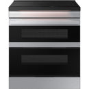  Samsung 30-inch Slide-in Induction Range with Wi-Fi NSI6DG9550SRAC IMAGE 3