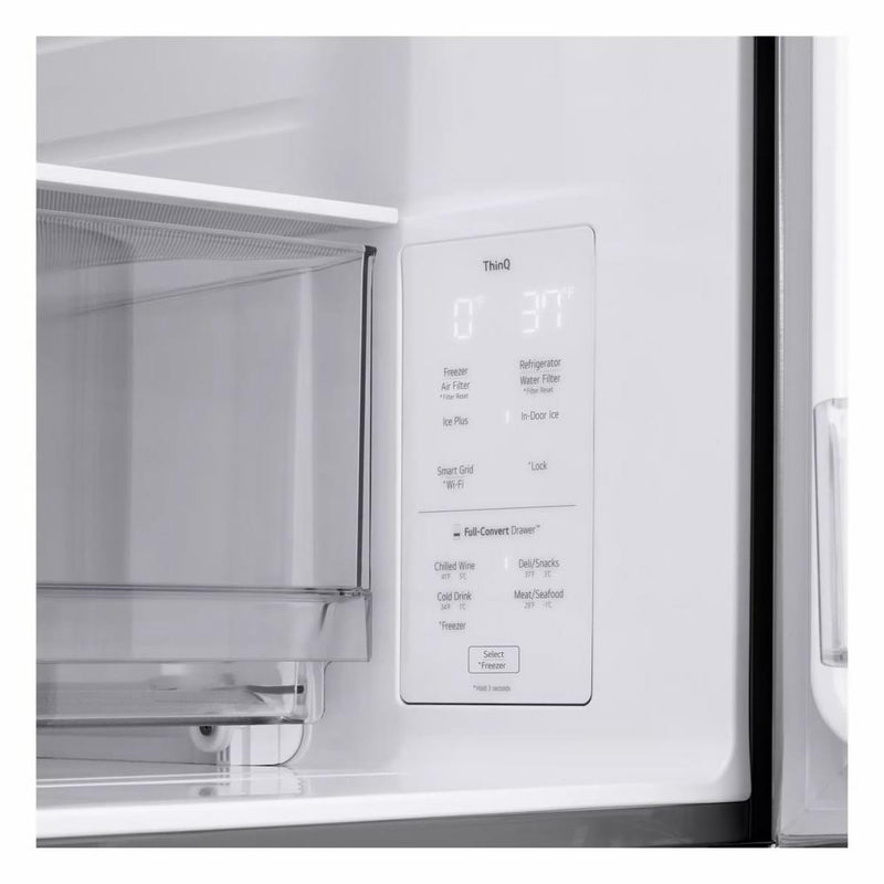  LG 29-inch 28.6 cu. ft. French 4-Door Refrigerator with Smart InstaView® LF29S8365S IMAGE 6