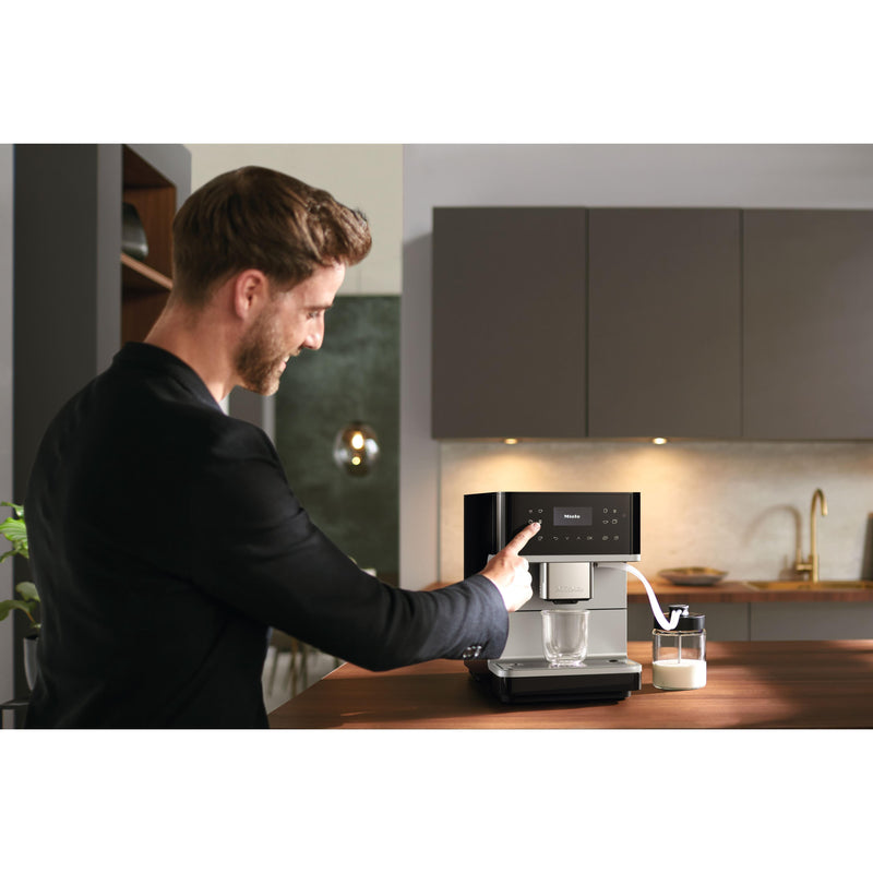 Miele Coffee Machine CM 6160 MilkPerfection Silver Edition IMAGE 6