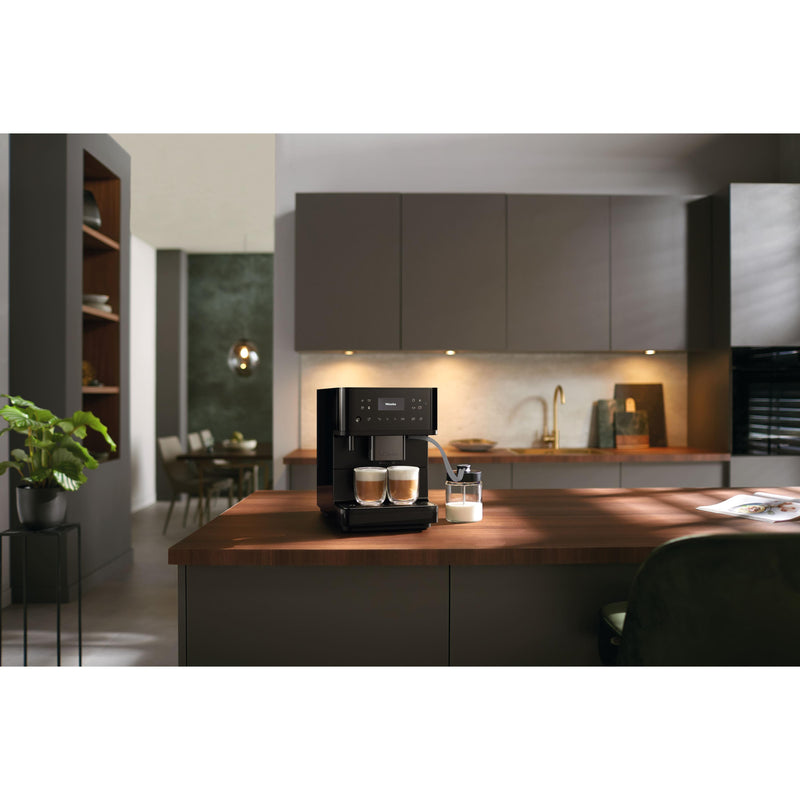  Miele Coffee Machine CM 6360 MilkPerfection Obsidian Matte Black IMAGE 6