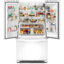  Whirlpool 36-inch, 20 cu. ft French 3-Door Refrigerator WRFC2036RW IMAGE 3
