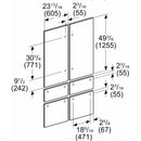  Thermador 48-inch Door Panel TFL48IT100 IMAGE 2