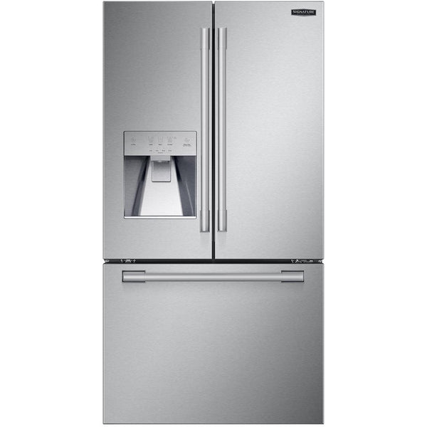 Signature Kitchen Suite 36-inch, 25.5 cu. ft. Counter-Depth French 3-Door Refrigerator with Wi-Fi SKSFD3623SD IMAGE 1