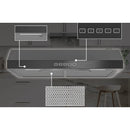  Couleur_Noir inoxydable -- Broan 36 inch Under Cabinet Range Hood IMAGE 3