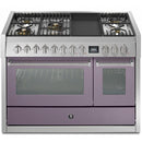  Steel Genesi 120, 48-inch Dual-Fuel Range with 5 Burners and Griddle GQY12SF-4TM-AA IMAGE 1