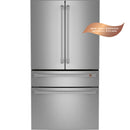  Couleur_Acier inoxydable -- Café 23.2 Cu. Ft. Smart Counter Depth 4 Door French Door Refrigerator IMAGE 1
