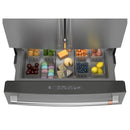  Couleur_Acier inoxydable -- Café 23.2 Cu. Ft. Smart Counter Depth 4 Door French Door Refrigerator IMAGE 4