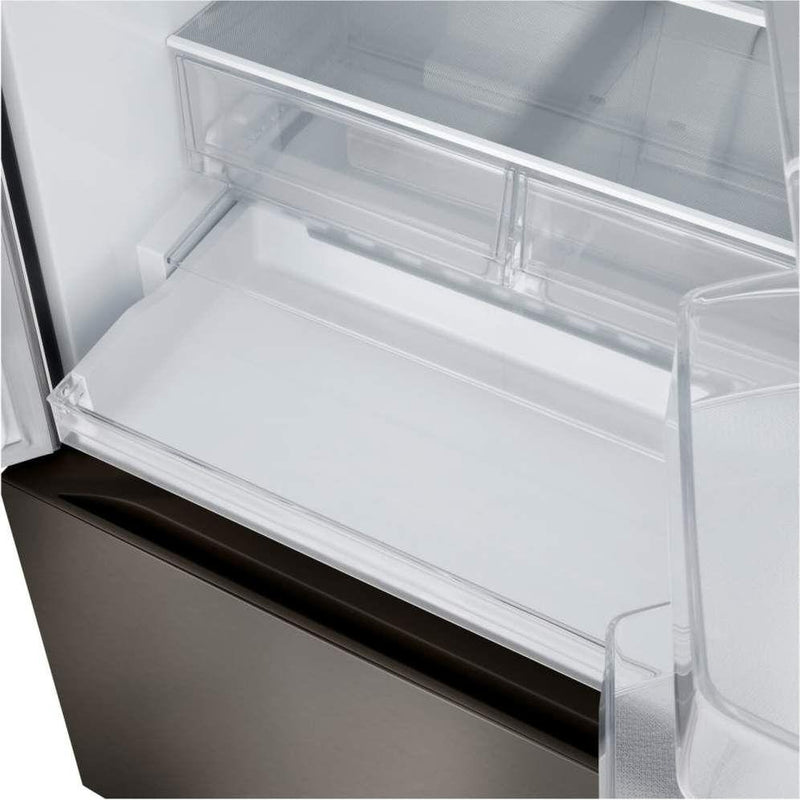  LG 25 cu.ft. 3-Door French Door Refrigerator with Hybrid Handle Design and External Ice and Water Dispenser LF25H6330D IMAGE 10