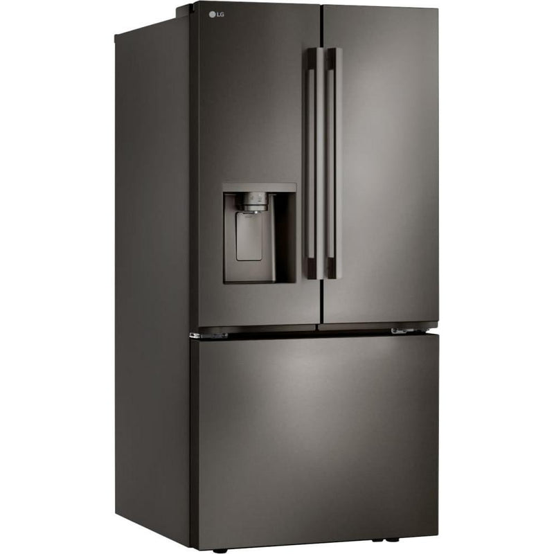  LG 25 cu.ft. 3-Door French Door Refrigerator with Hybrid Handle Design and External Ice and Water Dispenser LF25H6330D IMAGE 12