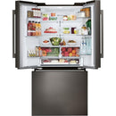  LG 25 cu.ft. 3-Door French Door Refrigerator with Hybrid Handle Design and External Ice and Water Dispenser LF25H6330D IMAGE 3