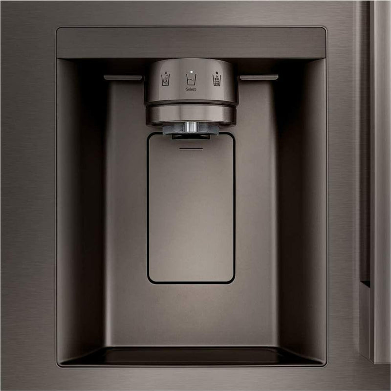  LG 25 cu.ft. 3-Door French Door Refrigerator with Hybrid Handle Design and External Ice and Water Dispenser LF25H6330D IMAGE 4