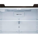 LG 25 cu.ft. 3-Door French Door Refrigerator with Hybrid Handle Design and External Ice and Water Dispenser LF25H6330D IMAGE 7