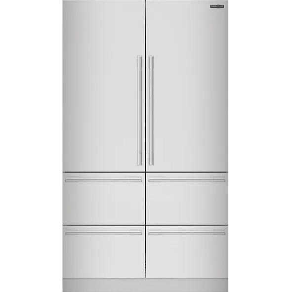 Signature Kitchen Suite 48-inch, 26 cu. ft.  Built-in French 4-Door Refrigerator, Pre-Assembled SKSFD4826SP IMAGE 1