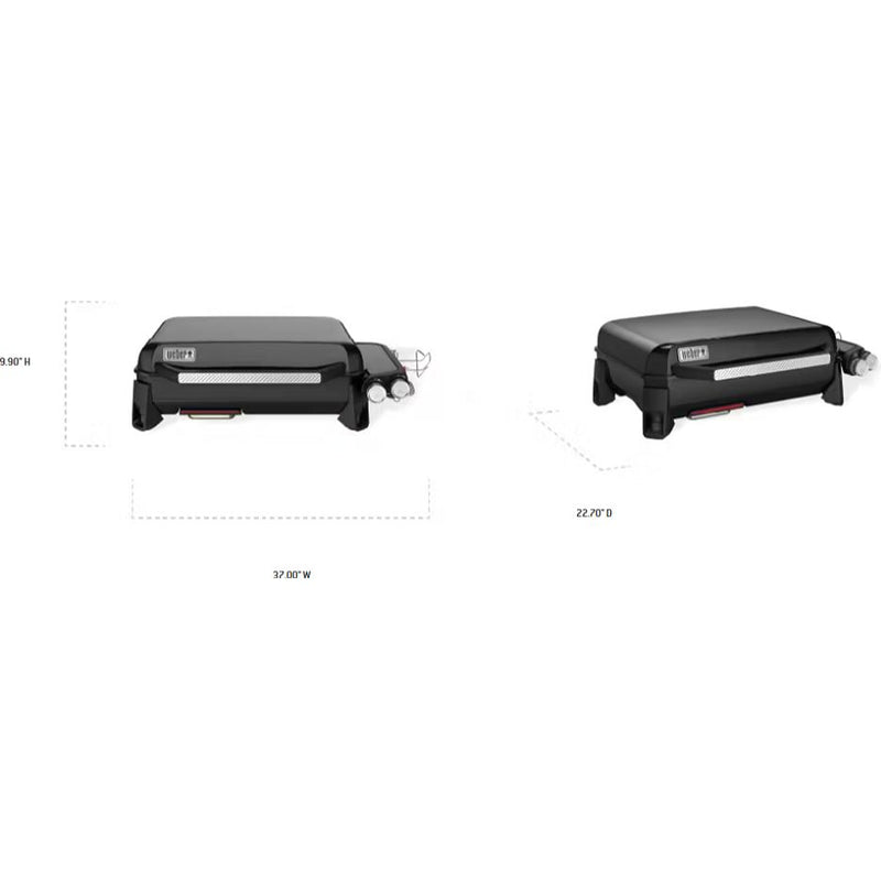 Weber Slate 22-inch Tabletop Griddle - Liquid Propane 1500532SP IMAGE 13