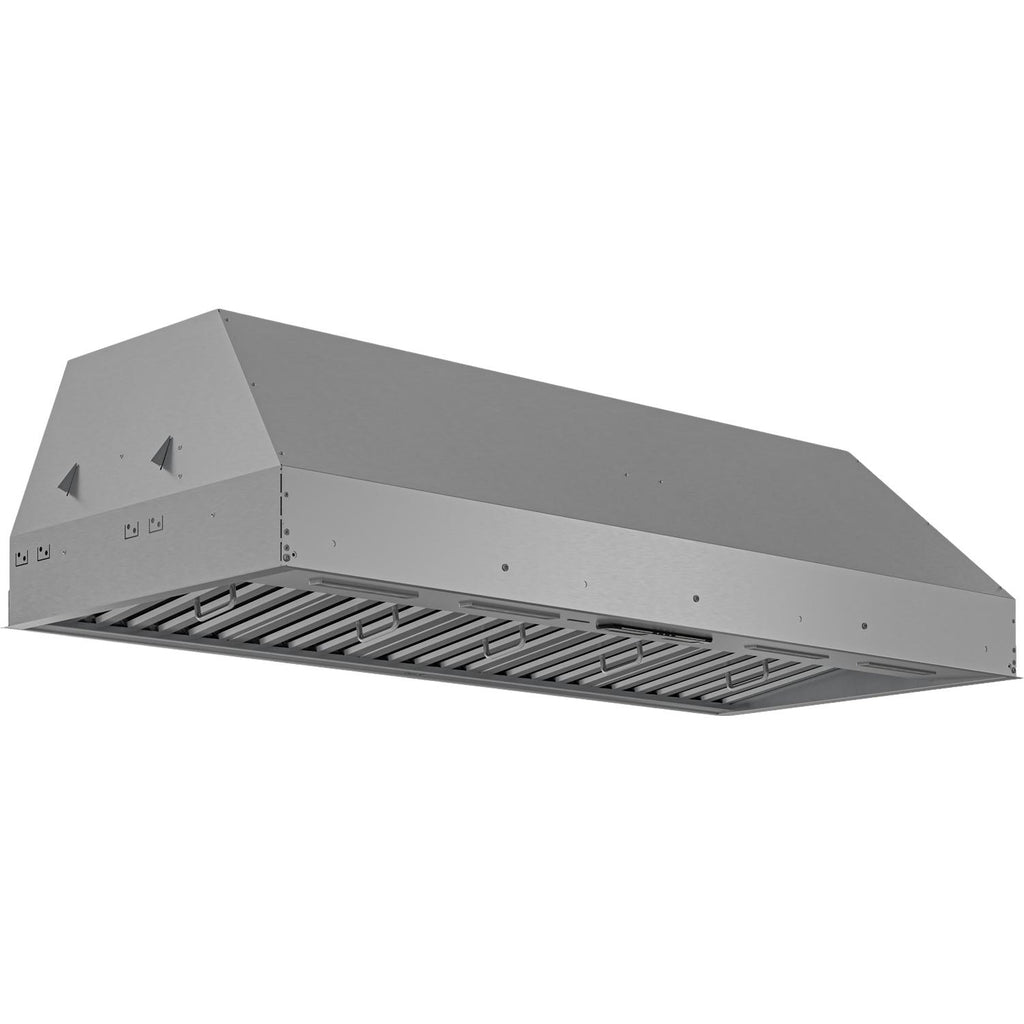 Broan 59-Inch Built-In Range Hood With True Iq Blower System, 1240 Truecfm, 23-1/2" Depth, Stainless Steel (Hbn5 Series)