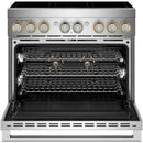  JennAir 36-inch, 5.1 cu. ft. Freestanding Induction Range with Wi-Fi JPIFC736RL IMAGE 2