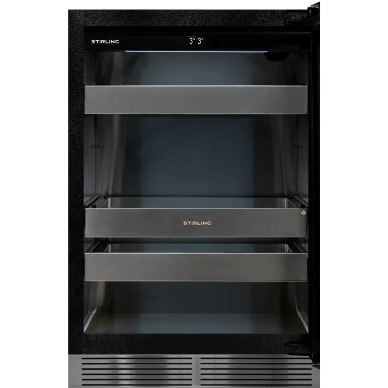  Stirling 24-inch, 5.3 cu. ft. S4 Series Undercounter Single Zone Beverage Center S4-100PANR IMAGE 3