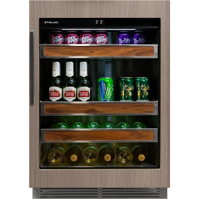  Stirling 24-inch, 5.3 cu. ft. S4 Series Undercounter Single Zone Beverage Center S4-125PANR IMAGE 1