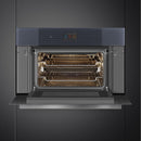  Smeg 30-inch Built-in Single Wall Oven Combi Microwave SOCU3104MCG IMAGE 2