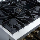 Forno 30-inch Freestanding Dual Fuel Range with French Door FFSGS6356-30BLK IMAGE 6