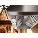  Elica 36-inch Capri Series Outdoor Wall Mount Hood ECP136S1 IMAGE 2