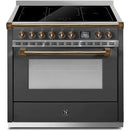  Steel Ascot 36-inch Induction Range with 5 Zones AQY9S-5FI-AN-B IMAGE 1