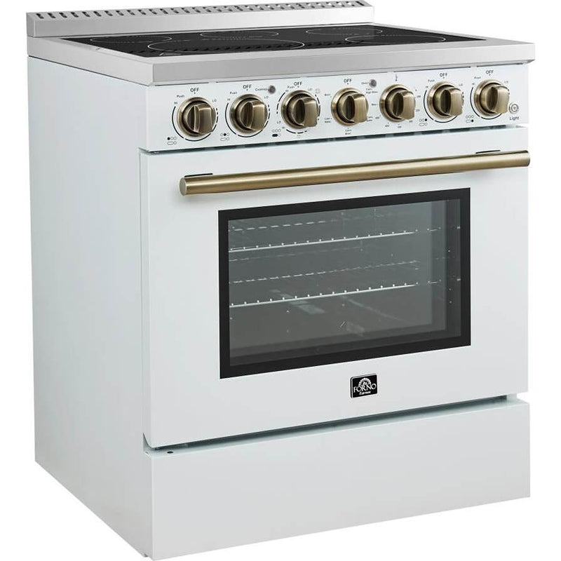 Forno 30-inch Freestanding Electric Range with True European Convection Technology FFSEL6011-30WHT IMAGE 3