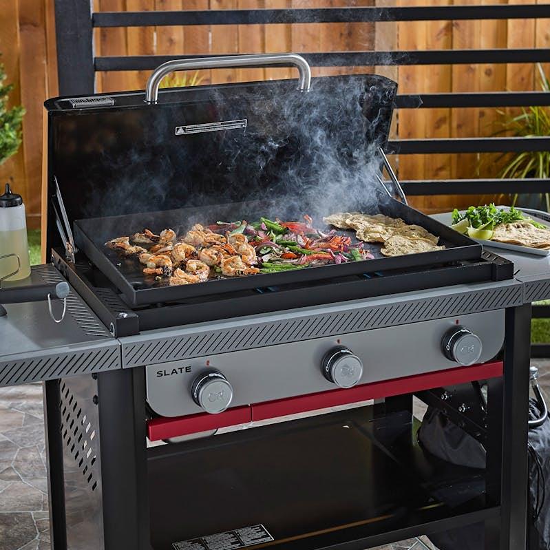 Weber Slate 28-inch Rust-Resistant Griddle - Natural Gas 1501479 IMAGE 2