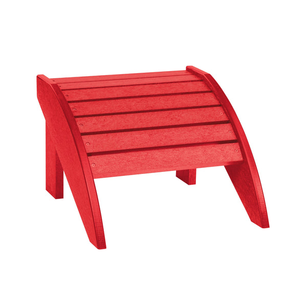 Germain Larivière Outdoor Seating Ottomans F01-01 Red IMAGE 1